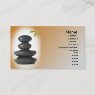 Carte de visite massage/détente