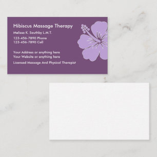 Carte De Visite Massage Et Thérapie Physique