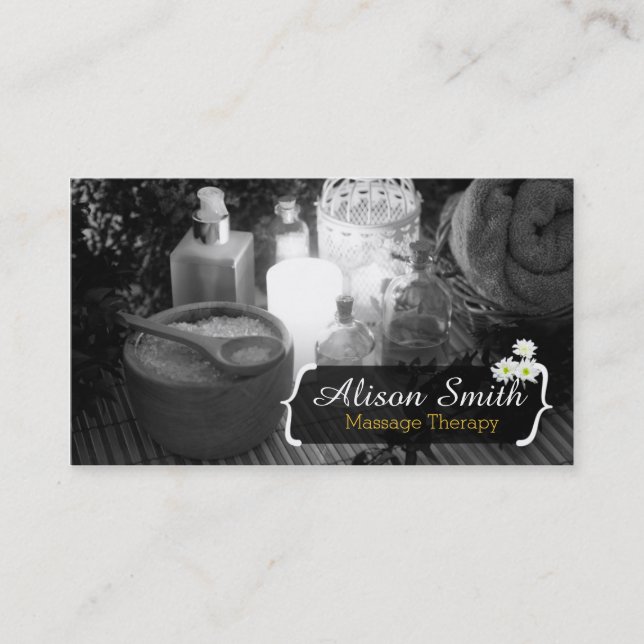 Carte De Visite Massage Therapy/Spa/Health (Devant)