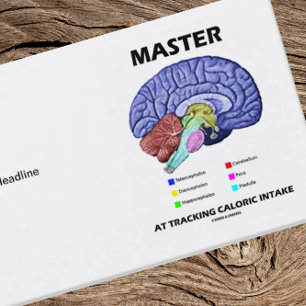 Carte De Visite Master Au Suivi De L'Apport Calorique (Attitude Du