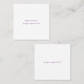 carte de visite mat standard carré de 2,5 po x 2,5