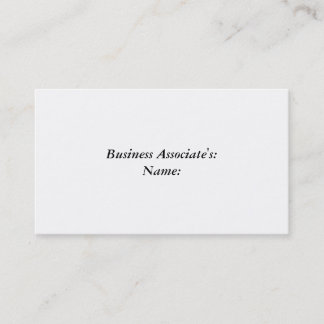 carte de visite mat UV de signature standard