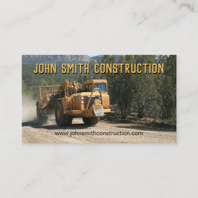 Carte De Visite Matériel de construction (Devant)