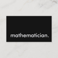 mathématicien.