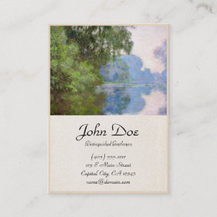 Carte De Visite Matin sur la Seine près de Giverny Claude Monet