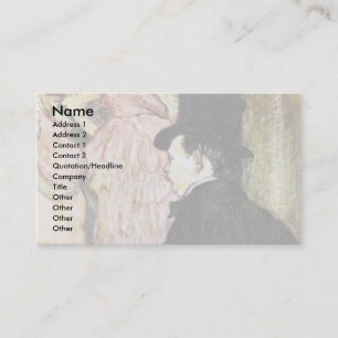 Carte De Visite Maxime Dethomas à la boule d'opéra,