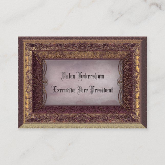 Carte De Visite McMyles Rose Victorian personnalisable (Devant)