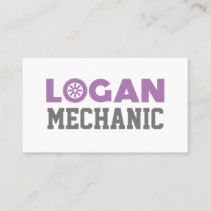 Carte de visite mécanique Logan