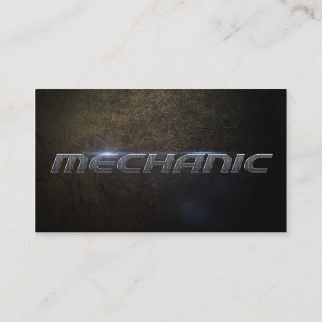 Carte De Visite Mechanic Business card (Devant)