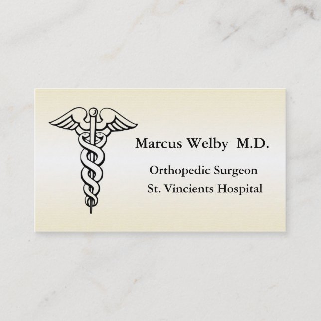 Carte De Visite Médecin (Devant)