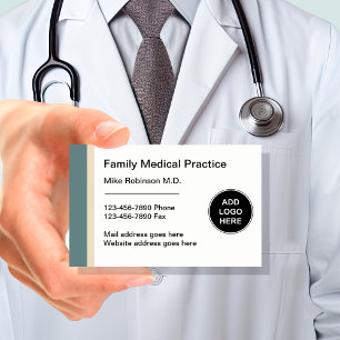 Carte De Visite Médecin de famille Médicale