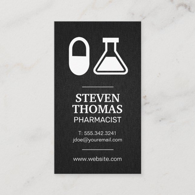 Carte De Visite Médecin de famille | Pratique MD | Pharmacien (Devant)