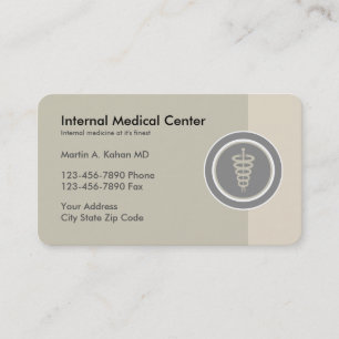 Carte De Visite Médecin de médecine interne