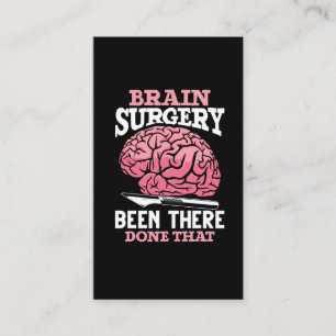 Carte De Visite Médecin Hilarious Chirurgie Cerveau Dit