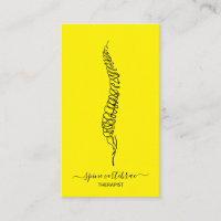 médecin orthopédique vertèbres jaune