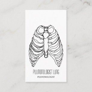 Carte De Visite médecin pneumologue de ligne