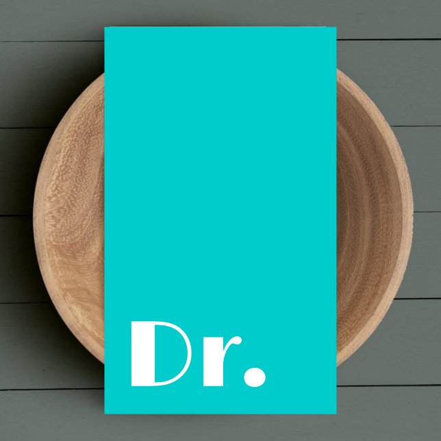 Carte De Visite Médecins Médicale Santé l Clean Blue & White (Créateur téléchargé)