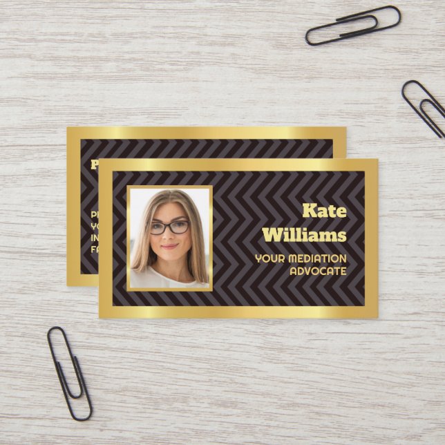 Carte De Visite Médiateur juridique (Devant/Arrière en situation)