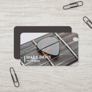 Carte De Visite Médiator pour guitare