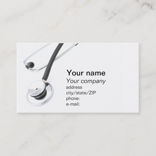 Carte de visite Médicale (Devant)