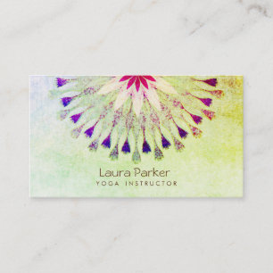 Carte De Visite Méditation holistique de l'instructeur de yoga de 