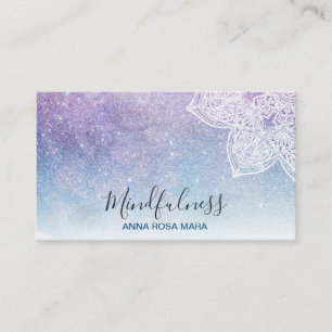 Carte De Visite *~* Méditation Mandala Reiki Ombre Yoga Parties sc