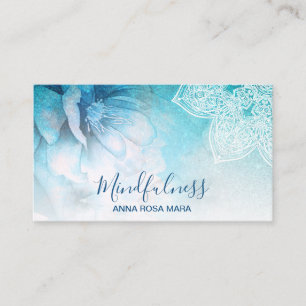 Carte De Visite *~* Méditation Mandala Reiki Yoga Parties scintill