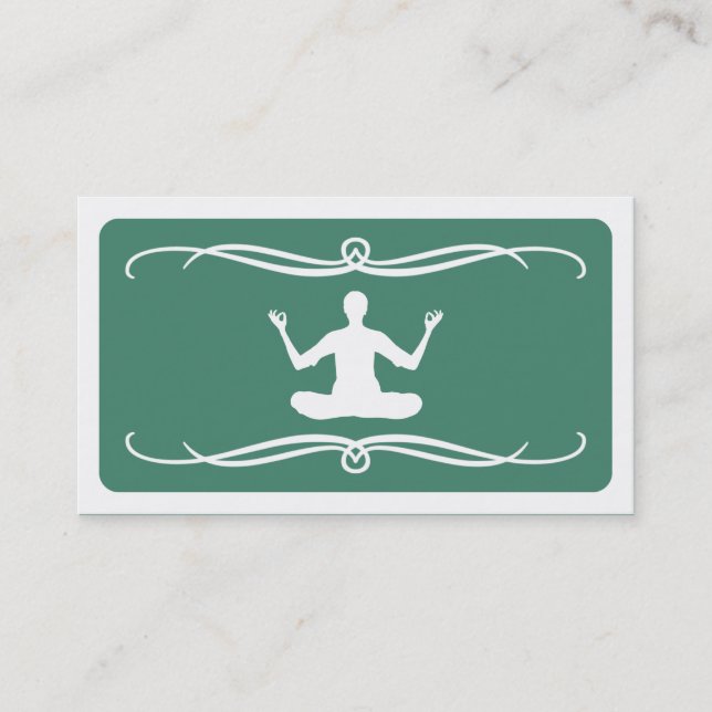 Carte De Visite méditation mod (couleur personnalisable) (Devant)