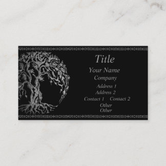 Carte De Visite Mehndi Tree of Life