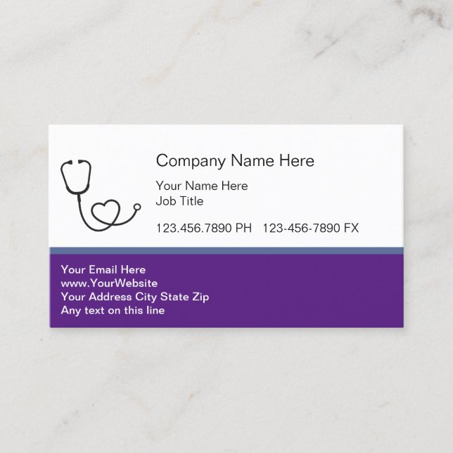 Carte De Visite Meilleur Docteur jamais apprécié le plus grand Doc (Devant)