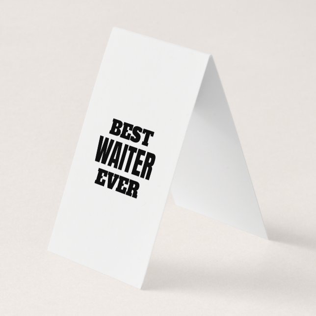 Carte De Visite meilleur serveur (Dos)