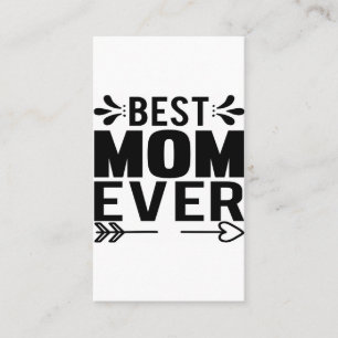 Carte De Visite Meilleure Maman Jamais !