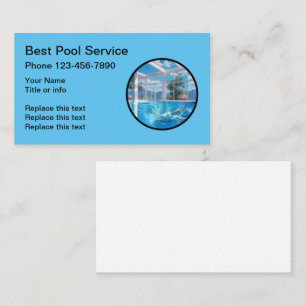Carte De Visite Meilleures Piscines Et Meilleurs Services
