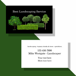 Carte De Visite Meilleurs services paysagers et opiaires
