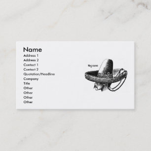 Carte de visite Mejicano-Mexicano