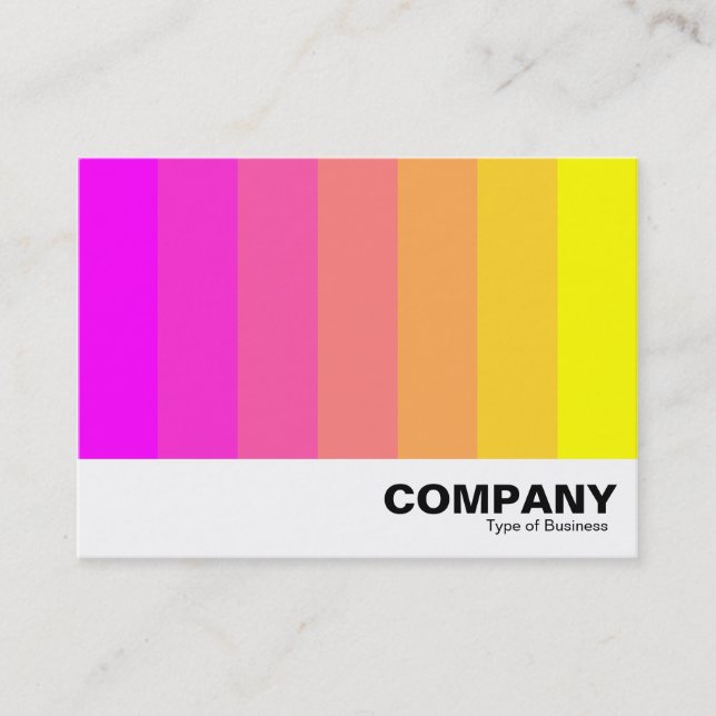 Carte De Visite Mélange de couleurs - Magenta à Jaune (Devant)
