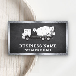 Carte De Visite Mélangeuse à béton sur camion Malaxeur à ciment Ta
