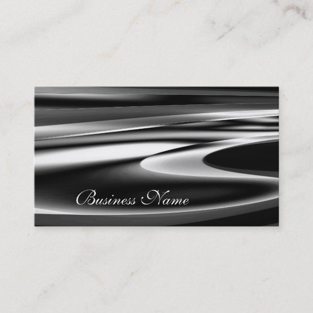 Carte de visite Melting Argent 2 (Devant)