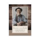 Mémorial Floral Rusitch Bois Photo Funéraire Garde