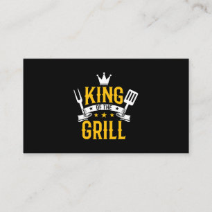 Carte De Visite Mens Funny BBQ Vêtements Mens Cadeau pour lui Roi 