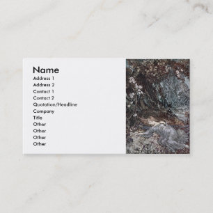 Carte De Visite Mensonge de Titania endormi