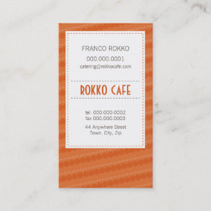 CARTE DE VISITE :: menu funky 6
