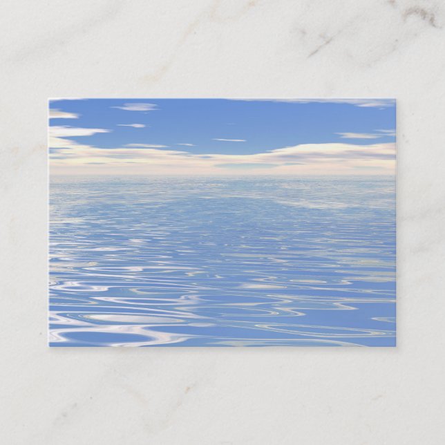 Carte De Visite Mer et ciel (Devant)