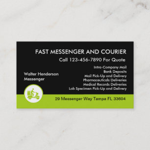 Carte De Visite Messager et services messagerie