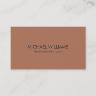Carte De Visite Métal élégant simple brillant professionnel tue