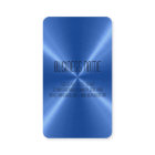 Métal en acier bleu