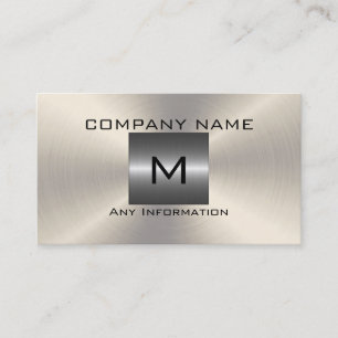 Carte De Visite Métal en acier inoxydable
