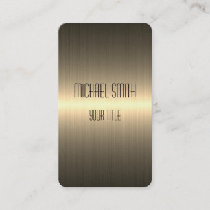 Carte De Visite Métal en acier inoxydable cool #2