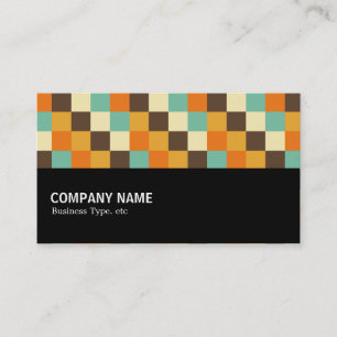 Carte De Visite Mi-chemin - Carré couleur 05