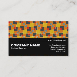 Carte De Visite Mi-chemin V3 017 - Motif géométrique 03